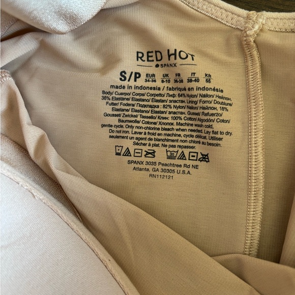 SPANX Cream Shapewear Bodysuit - Picture 2 of 4